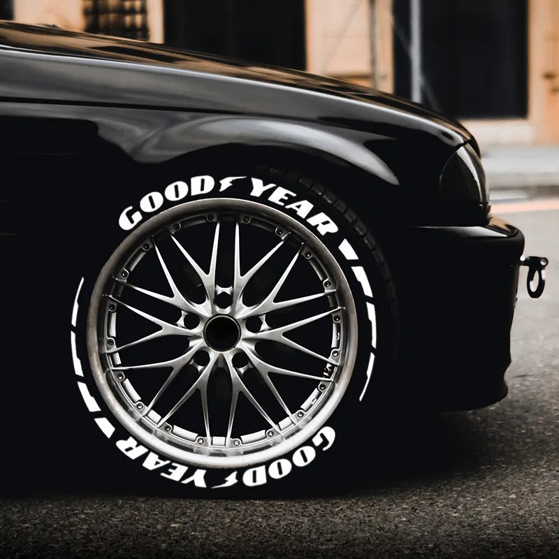 Good Year Tire Letters,Good Year TIRE STICKERS | Tire Lettering Good Year Car Tire Sticker