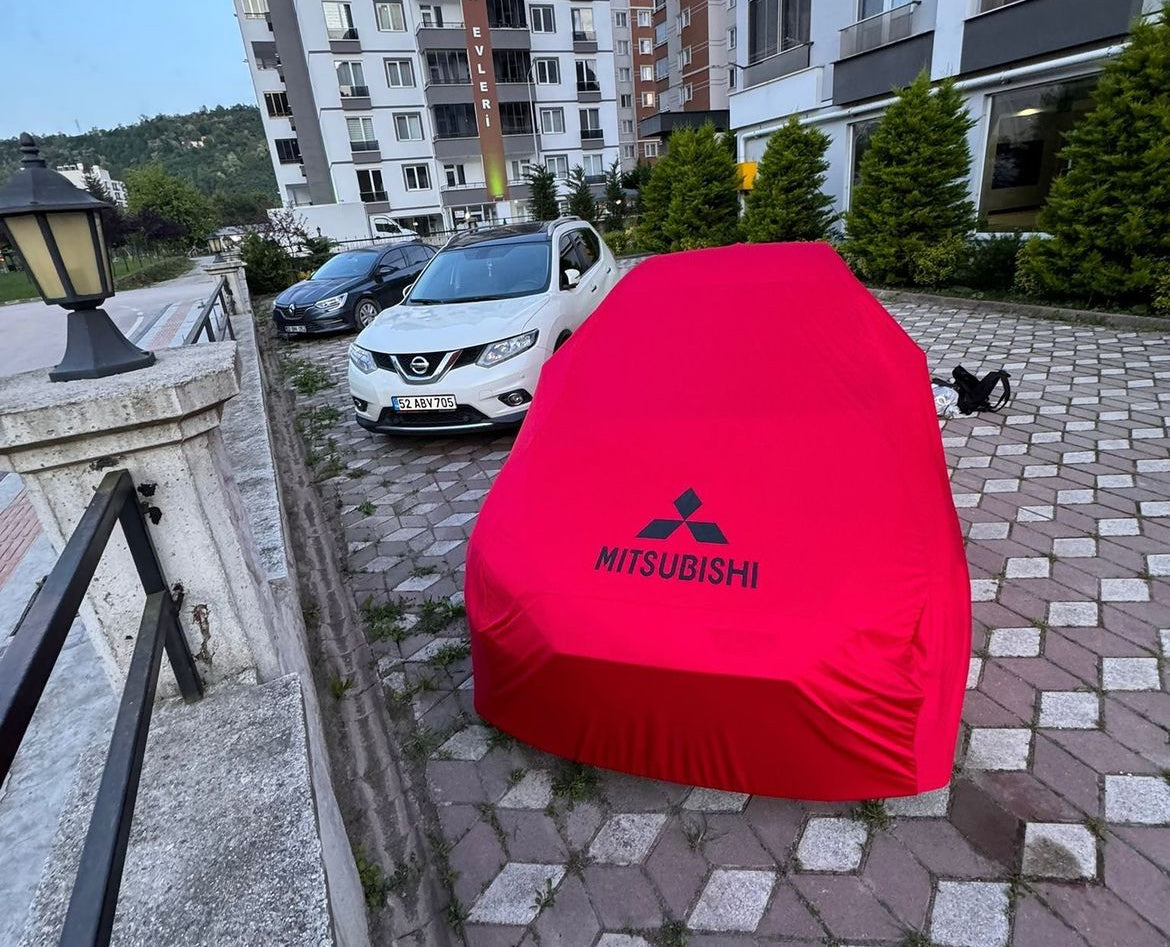 Funda para coche Mitsubishi ✅, hecha a medida para su vehículo, funda para coche Mitsubishi ✅ Protector de coche para todos los modelos Mitsubishi ✅