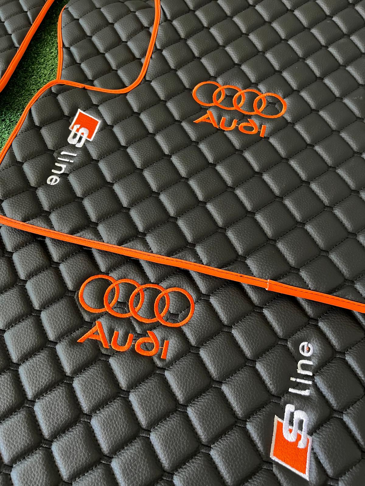 Audi A7 (All Models) Car Mats Set Audi Waterproof Leather Custom Car Mat Set Tailor Fit