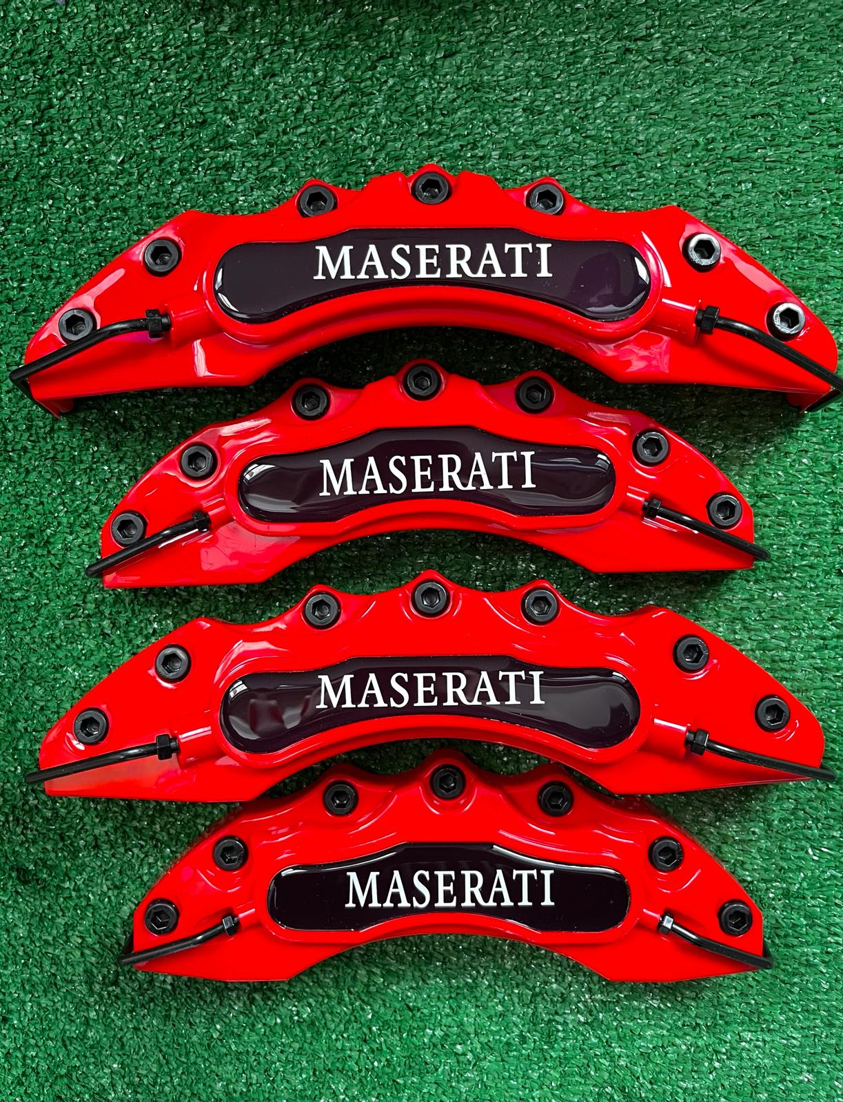 4 Pcs Maserati Caliper Cover 3D Brake Style Disc Maserati Brake Caliper Cover Universal Maserati Caliper Cover