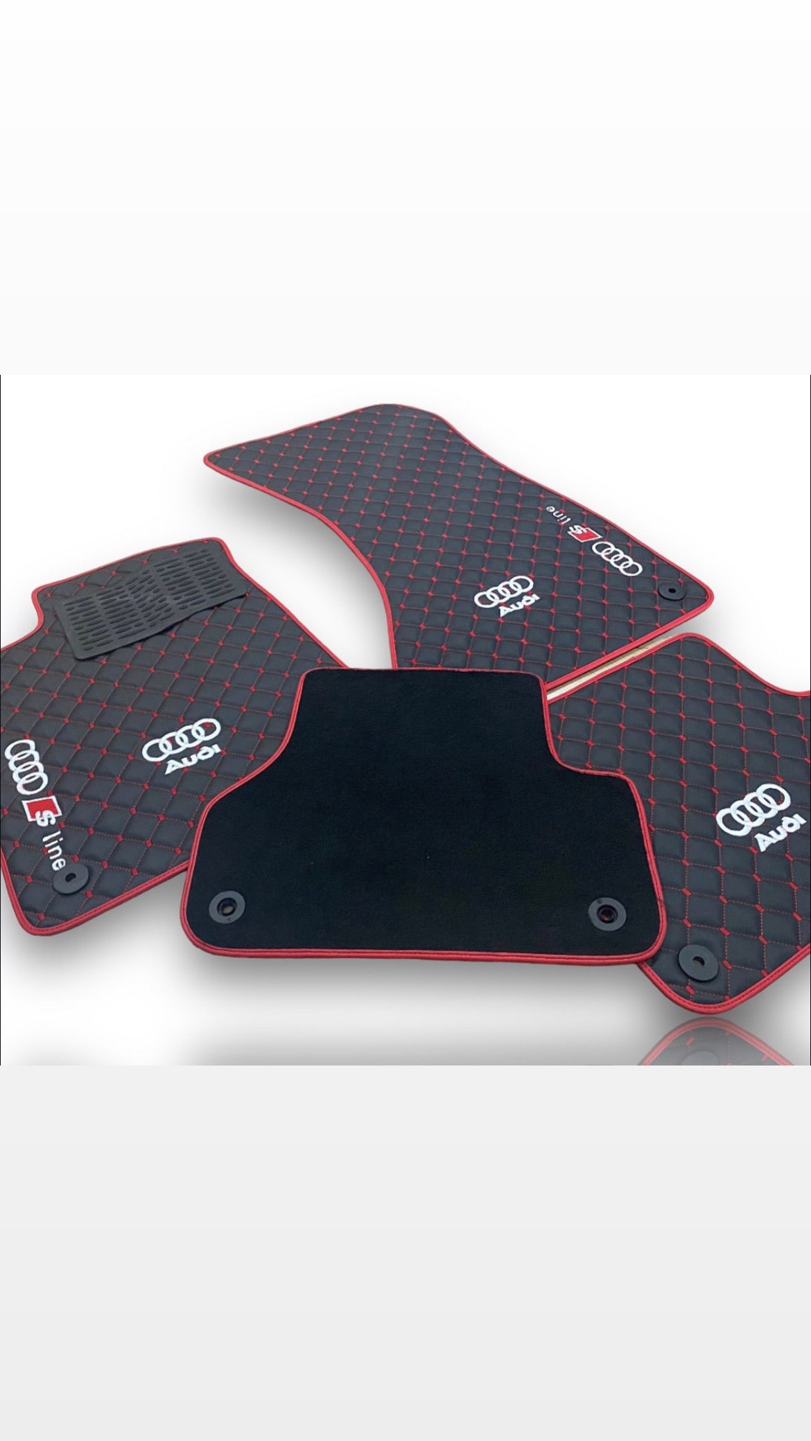 Audi All Models Waterproof Custom Car Audi Floor Mats Leather Front Rear Carpet Liner Audi Car Floor Mats Set