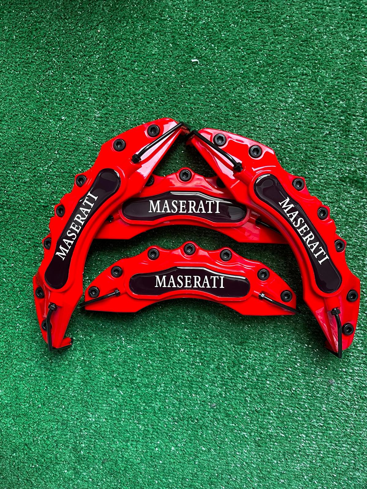 4 Pcs Maserati Caliper Cover 3D Brake Style Disc Maserati Brake Caliper Cover Universal Maserati Caliper Cover