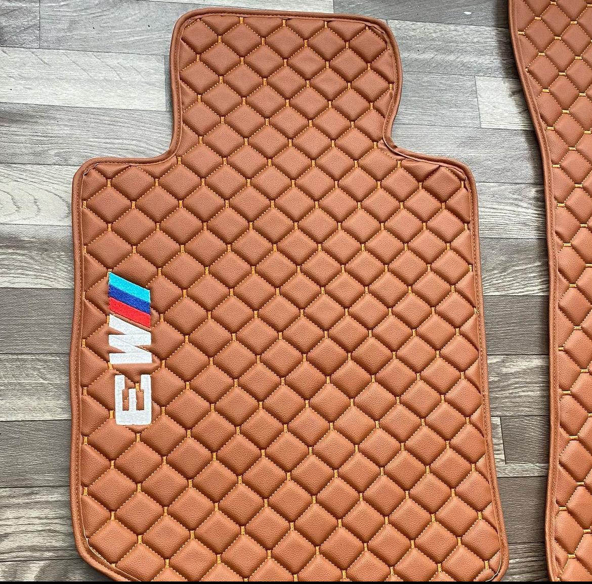 BMW M3 All Models Waterproof Custom Car M3 Floor Mats Leather Front Rear Carpet Liner BMW M3 Car Floor Mats Set