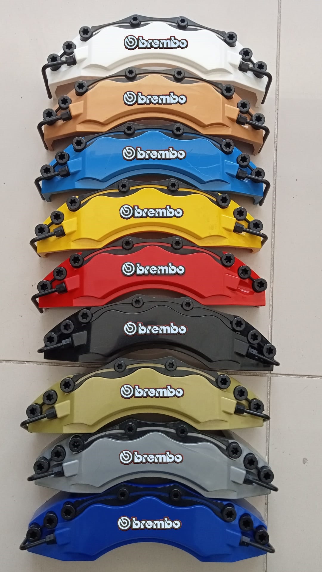 Cubierta de pinza de freno Brembo ✅ 4x Cubierta de pinza de freno ruedas delanteras traseras ✅ Cubierta de pinza de freno Brembo ✅ ROJO ✅ AZUL ✅ AMARILLO ✅ Cubierta de pinza de freno universal Brembo ✅