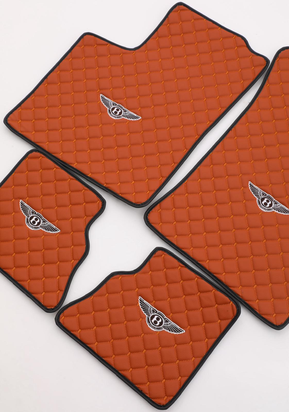 Bentley Turbo R 1985-1992 Floor Mats Leather Bentley Waterproof Car Floor Mats Set