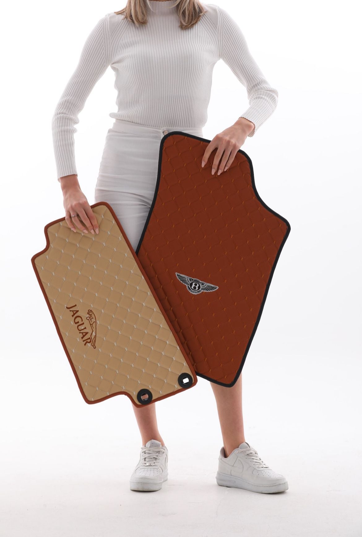 Jaguar XF Car Mats (All Models) Waterproof Jaguar Floor Mats Leather Jaguar Car Floor Mats