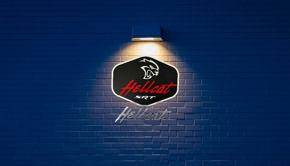 Hellcat Wall Decor Hellcat Wood Sign Hellcat Motor Vehicle Wall Plaque Hellcat Wall Art