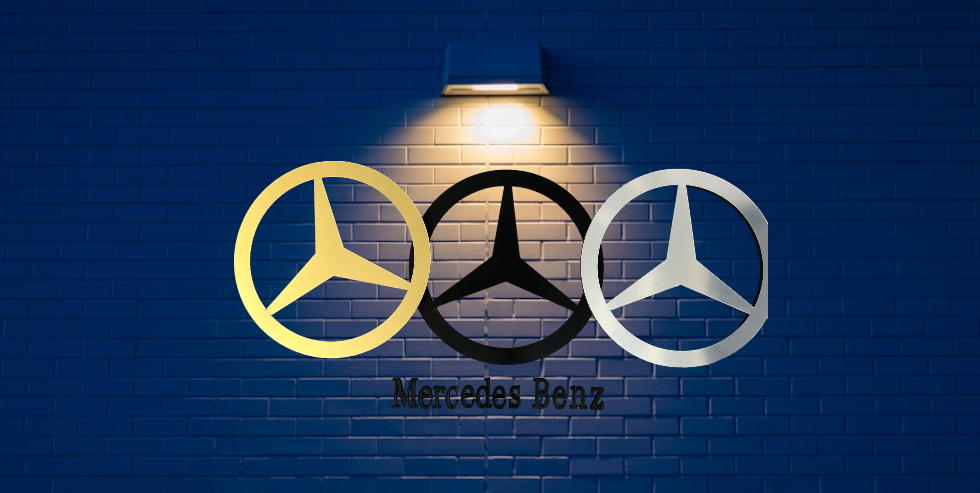 Mercedes Benz Wall Decor Mercedes Benz Wood Sign Mercedes Motor Vehicle Wall Plaque Mercedes Benz AMG Wall Art