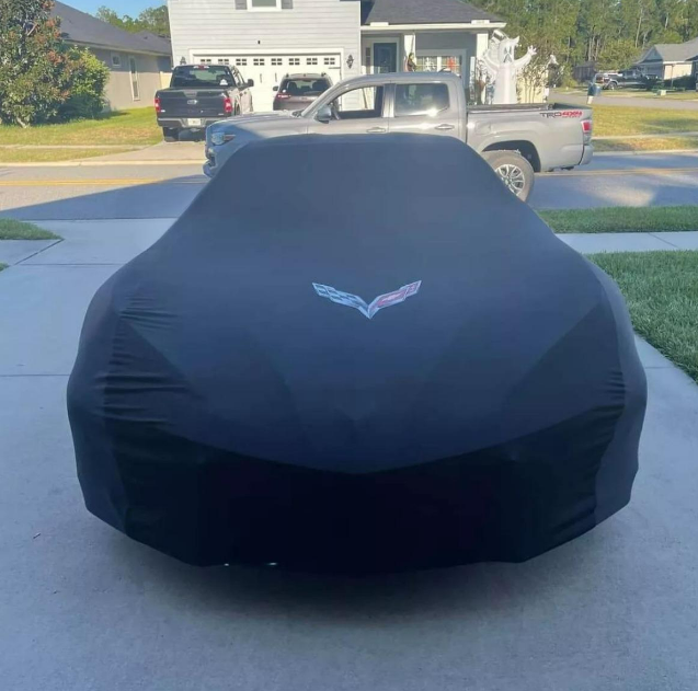 Corvette Car Cover with logo Tailor Made For Your Vehicle Corvette Car Protector, OUTDOOR WATERPROOF Cover for All Corvette