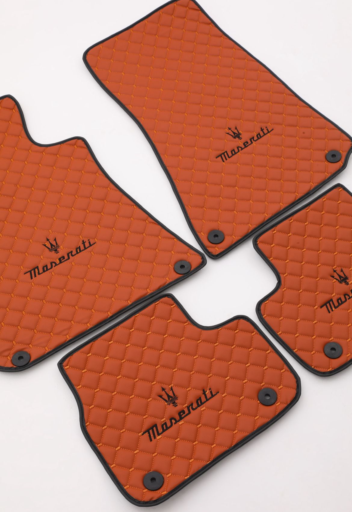 Maserati Waterproof ALL Model Custom Grecale/Ghibili/Levante/Quattroporte Floor Mats Leather Maserati CAR Floor Mats