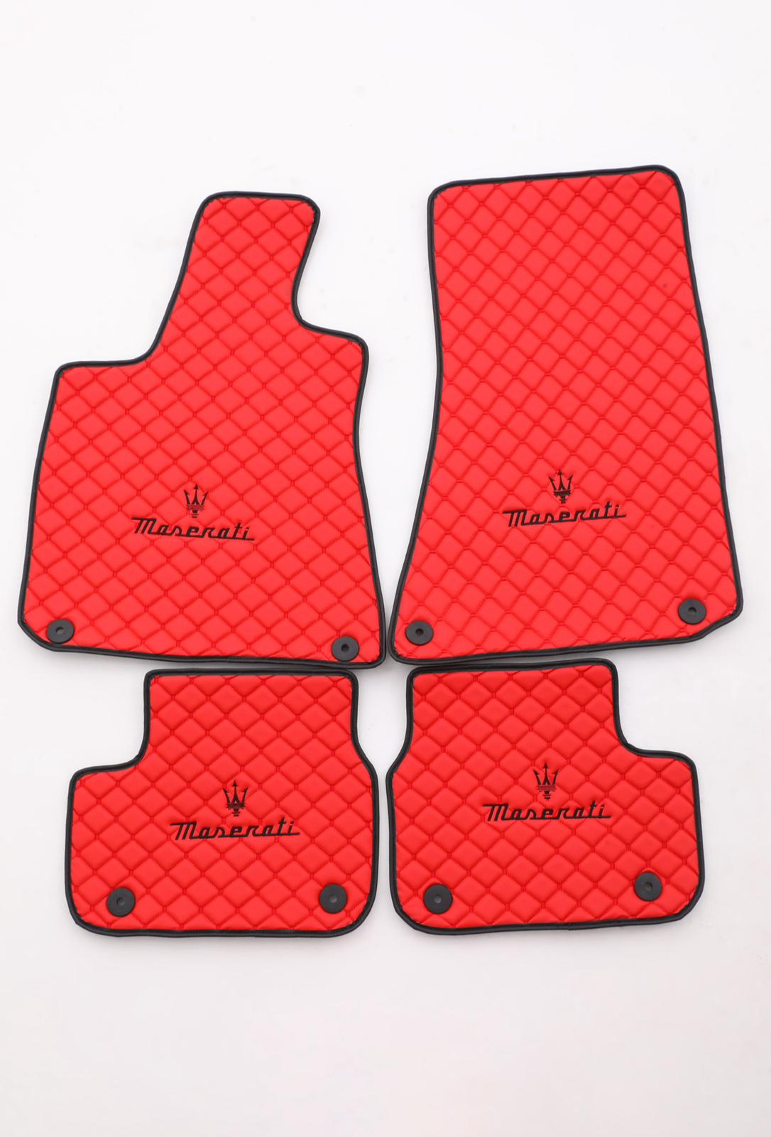 Maserati All Models Waterproof Custom Car Maserati Floor Mats Leather Front Rear Carpet Liner Maserati Car Floor Mats Set