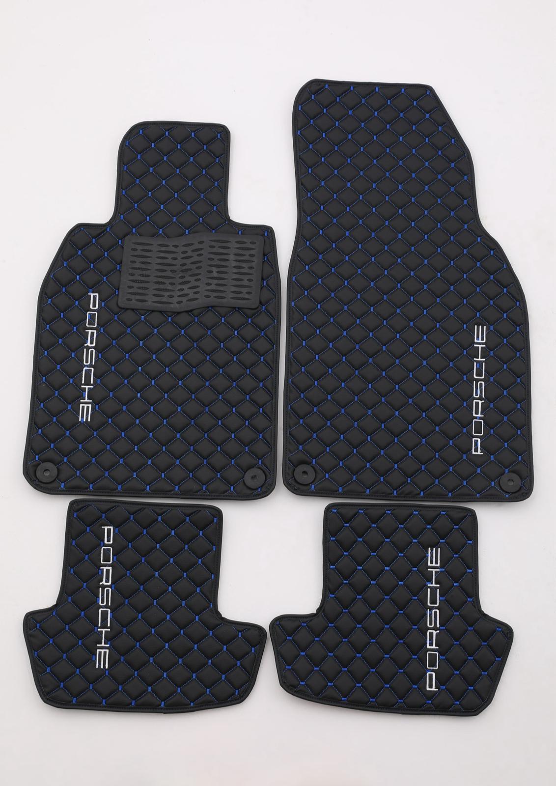 Porsche Panamera Car Mats Waterproof Custom Fit Leather Porsche Car Floor Mats Set