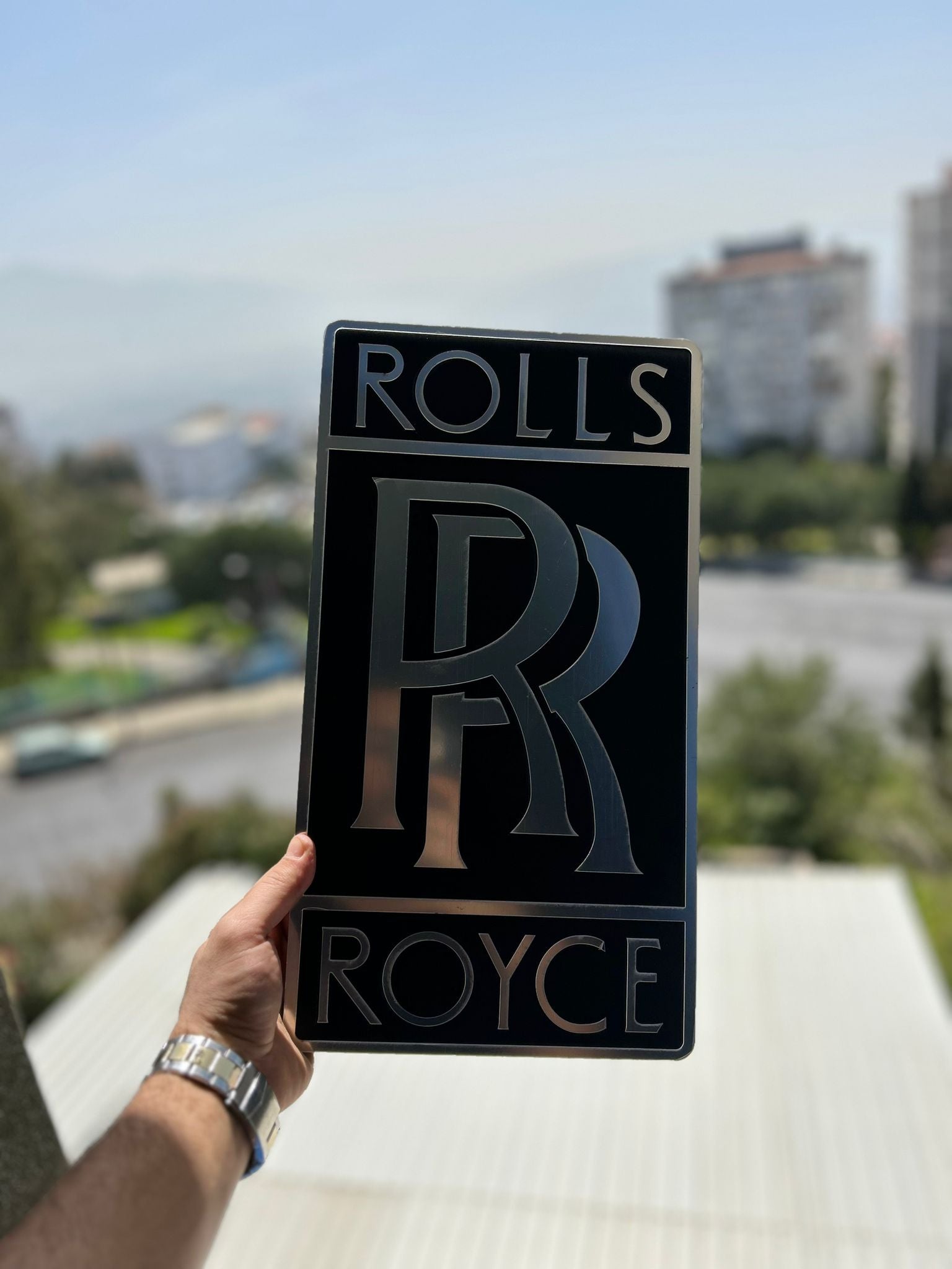 Rolls Royce Wall Decor RR Wood Sign Rolls Royce Motor Vehicle Wall Plaque Rolls Royce Wall Art