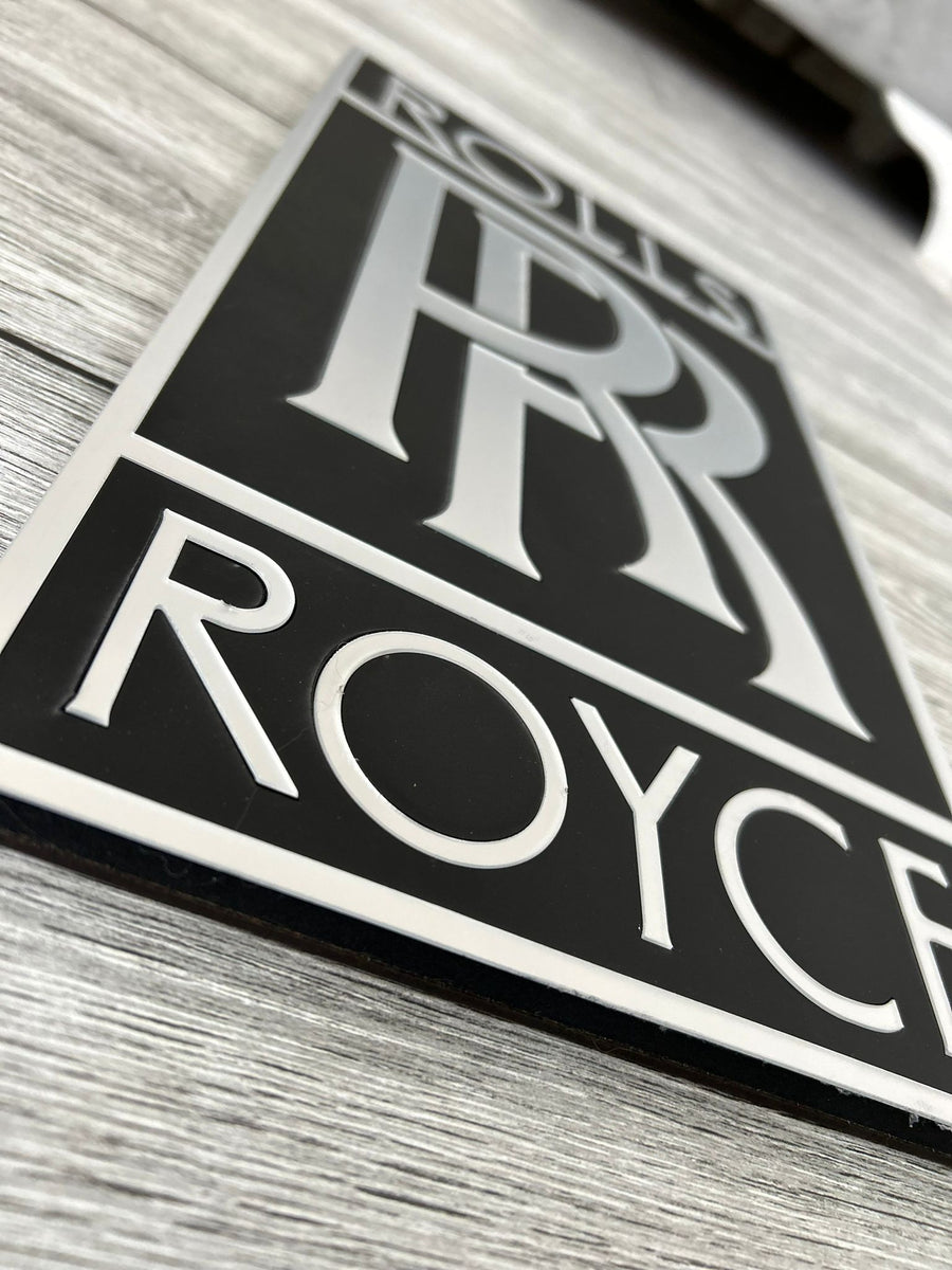 Rolls Royce Wall Decor RR Wood Sign Rolls Royce Motor Vehicle Wall Pla ...