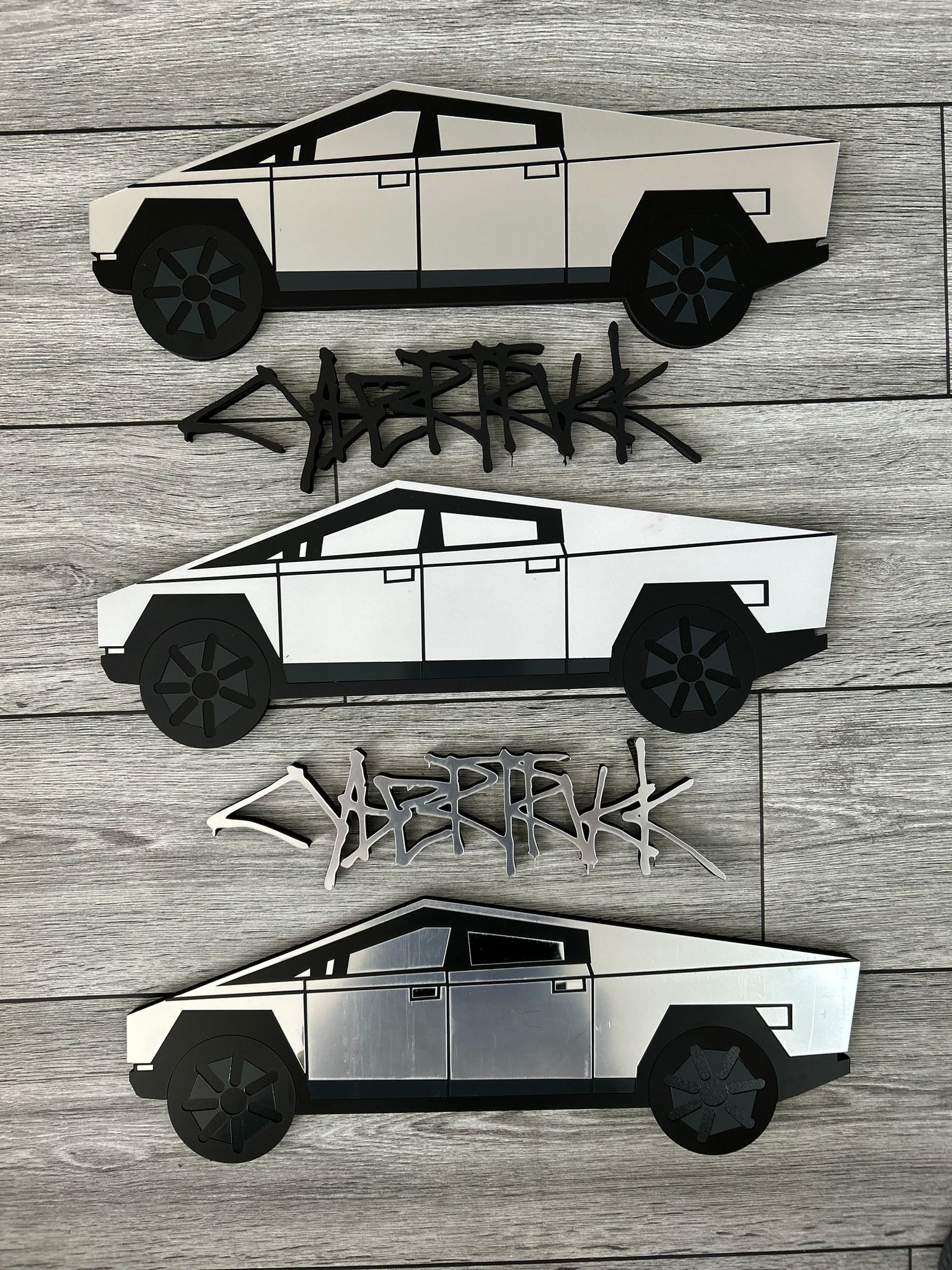 Cybertruck Wall Decor Cybertruck Wood Sign Cybertruck Motor Vehicle Wall Plaque Cybertruck Wall Art