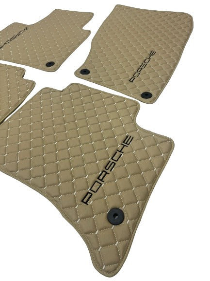 Porsche Macan 2014-2022 Car Mats Waterproof Custom Fit Leather Porsche Car Floor Mats Set