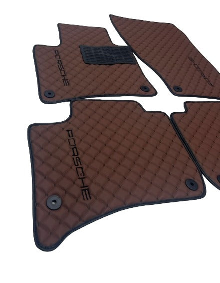 Porsche 964 & 993 (911) 1989-1997 Car Mats Waterproof Custom Fit Leather Porsche Car Floor Mats Set