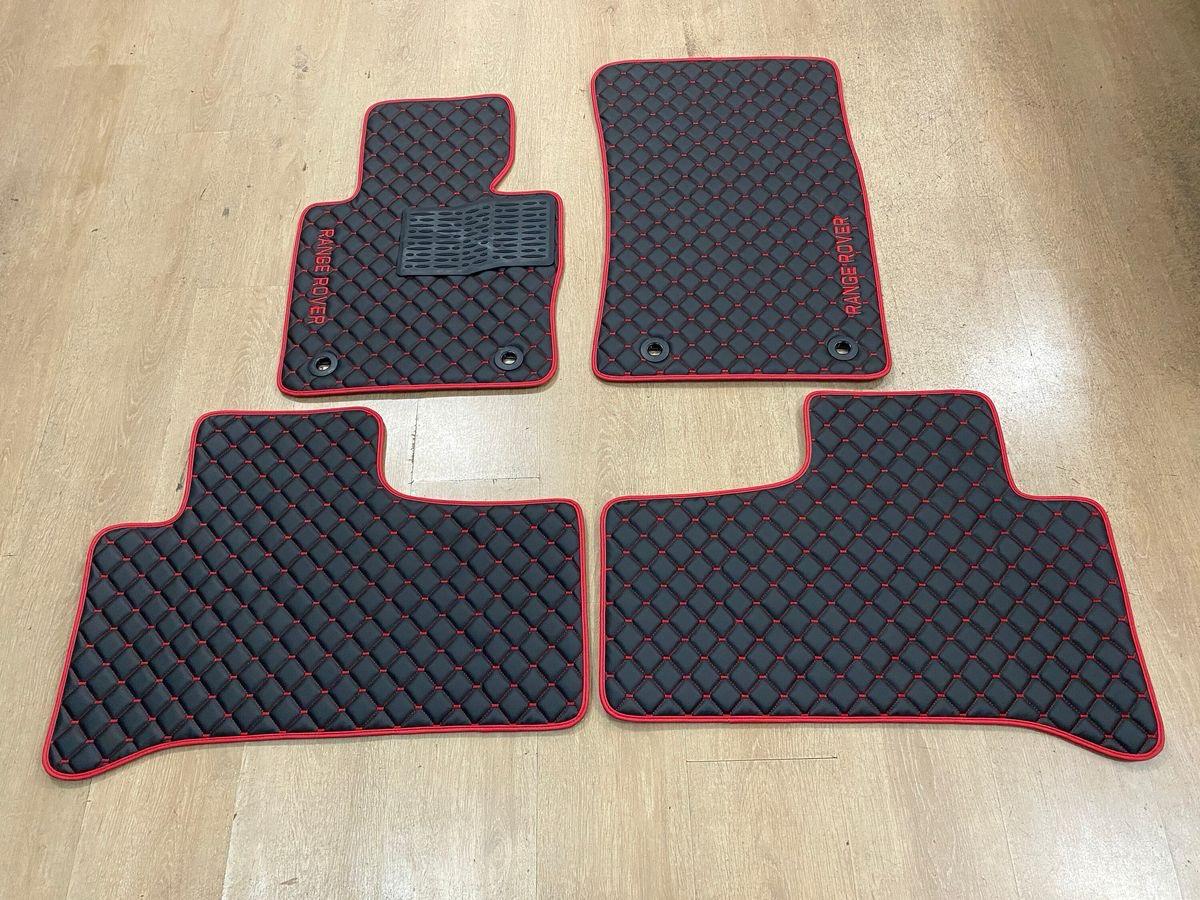 Range Rover Waterproof ALL Model Custom Range Rover Floor Mats Leather Front Rear Carpet Liner Range Rover CAR Floor Mats