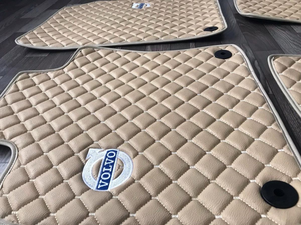 VOLVO S40 & V40 Car Mats Leather Front Rear Carpet Liner VOLVO CarFloor Mats