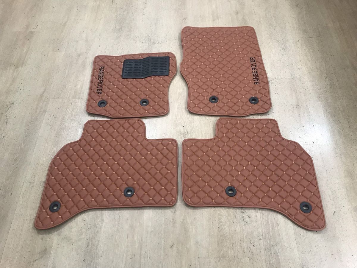 Range Rover Waterproof ALL Model Custom Range Rover Floor Mats Leather Front Rear Carpet Liner Range Rover CAR Floor Mats