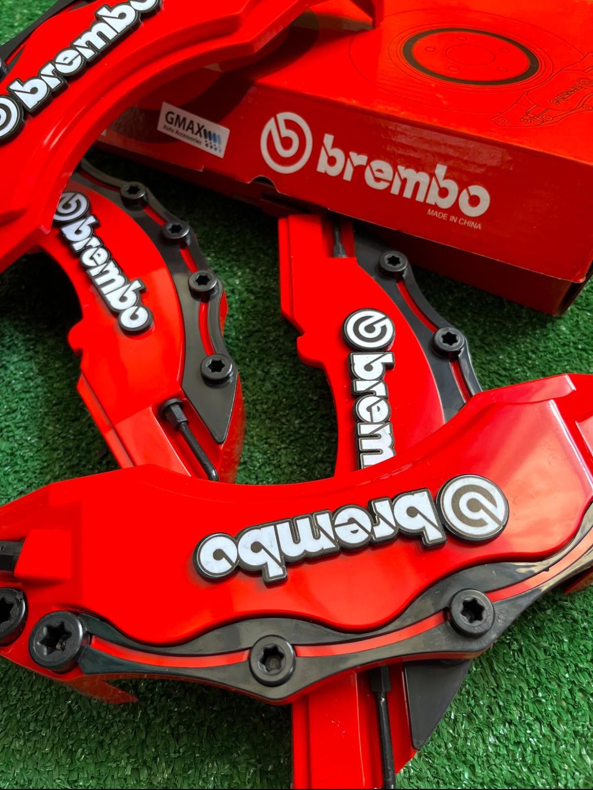 Brembo Brake Caliper Cover 4 PC Set Brembo Caliper Cover Disc Universal Size Brembo Caliper Cover