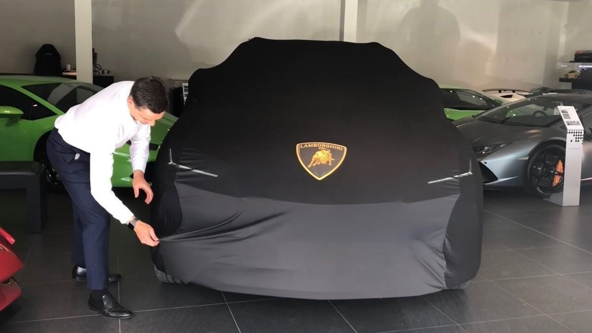 Lamborghini Car Cover, Premium Ultra Stretch Breathable, Lamborghini indoor Car Cover