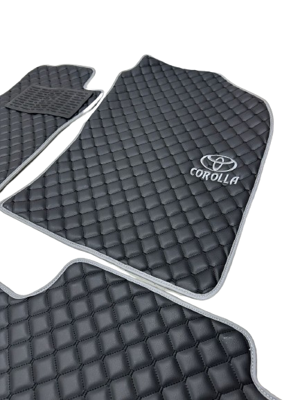 Toyota Corolla Waterproof ALL Model Custom Toyota Corolla Floor Mats Leather Front Rear Carpet Liner Toyota Corolla CAR Floor Mats