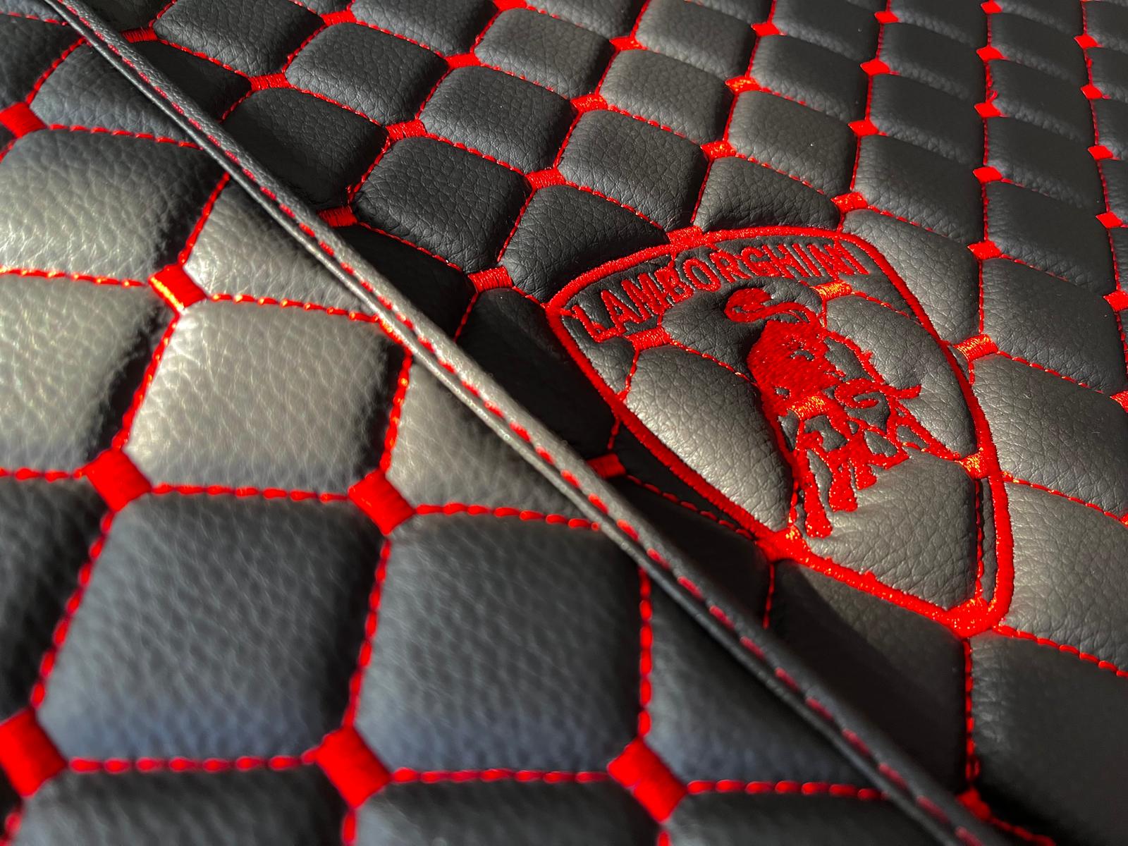 Lamborghini Murcielago Leather Car Floor Mats, Murcielago Floor Mats