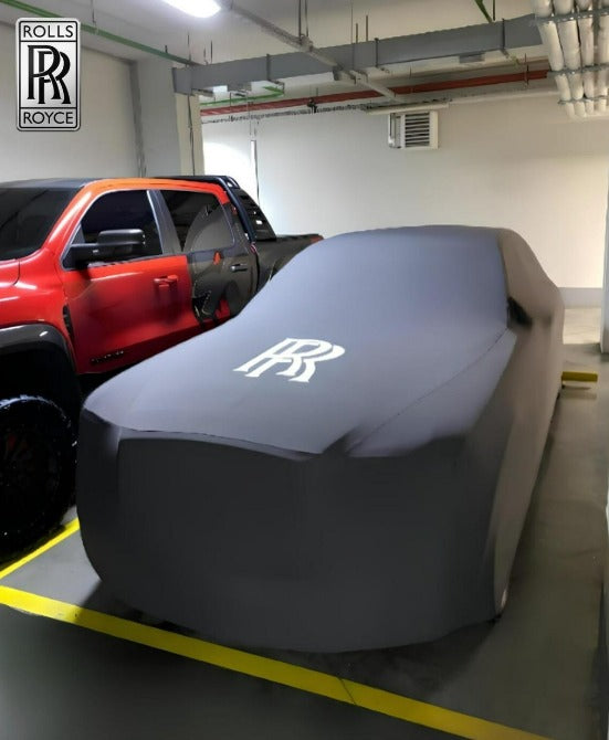 Funda para coche Rolls Royce ✅ Fantasma ✅ Fantasma ✅ Espectro ✅ Cullinan ✅ Amanecer ✅ Espectro ✅ Corniche ✅ Funda para coche interior suave y elástica