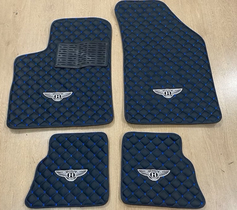 Bentley All Models Waterproof Custom Car Bentley  Floor Mats Leather Front Rear Carpet Liner Bentley Car Floor Mats Set