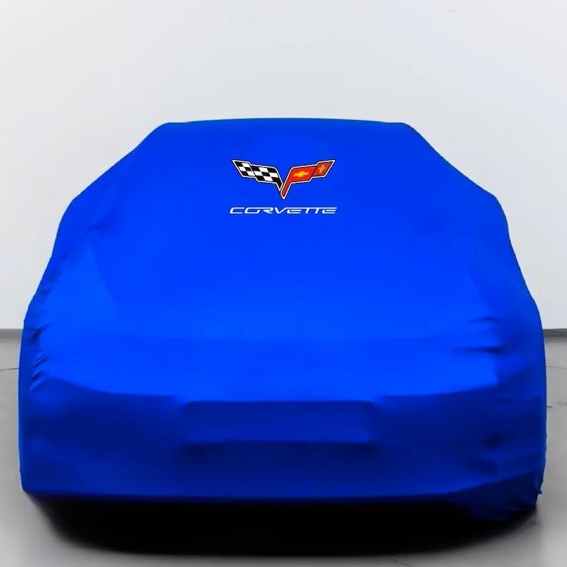Corvette Car Cover Tailor Made for Your Vehicle and Fast Shipping Corvette Logo Car Full Cover for All Models