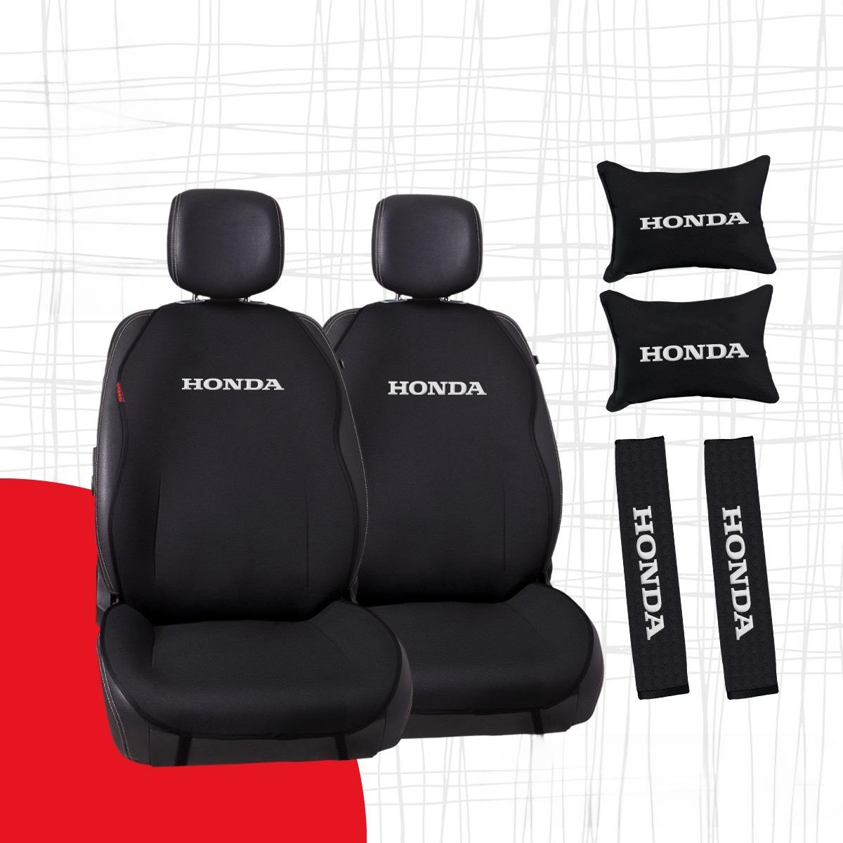 Honda Seat Cover Set Embroidered Jacquard Woven Car Cushion and Comfort Set Honda Seat Cover Set