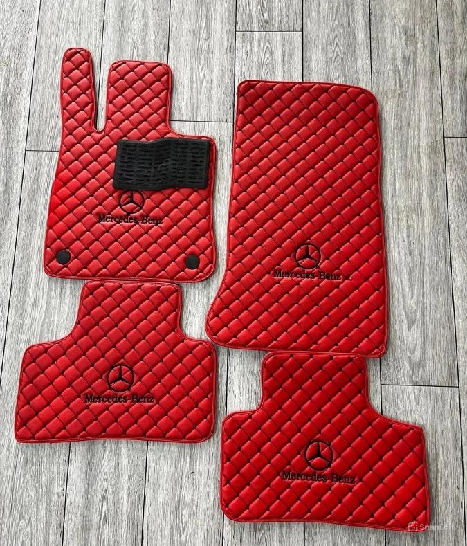 Mercedes Benz AMG Waterproof ALL Model Custom Mercedes Benz AMG Floor Mats Leather Front Rear Carpet Liner Mercedes Benz AMG CAR Floor Mats