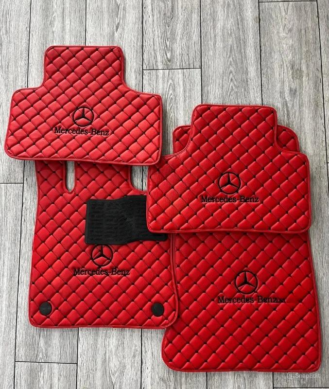 Mercedes Benz AMG Waterproof ALL Model Custom Mercedes Benz AMG Floor Mats Leather Front Rear Carpet Liner Mercedes Benz AMG CAR Floor Mats